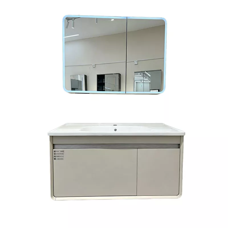 Moderner, minimalistischer Badezimmer-Waschtisch aus PVC